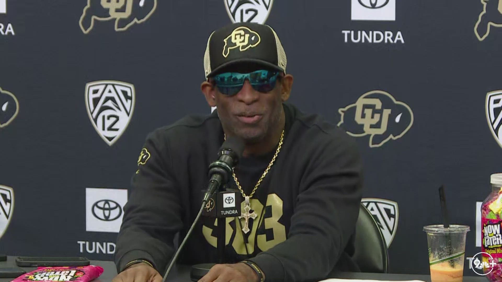 Colorado head coach Deion Sanders held his weekly news conference Tuesday morning as his team prepares for its final home game of the season.