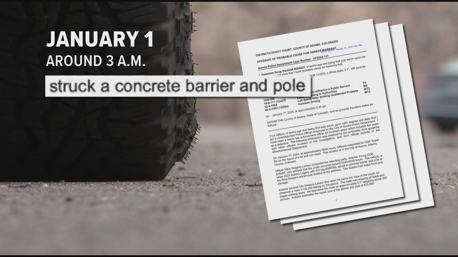 When confronted about inconsistencies, the deputy told investigators he had fallen asleep while driving and crashed, according to the affidavit.