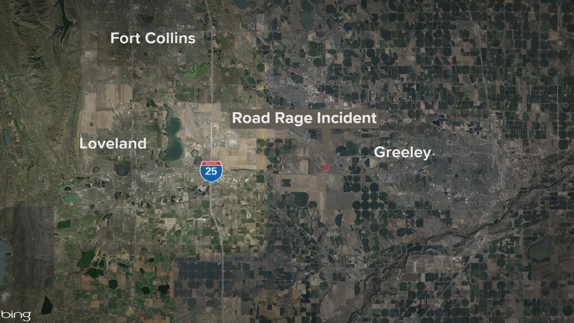 Greeley Police is looking for a suspect who left the scene of a road rage incident after attempting to steal other cars in the area.