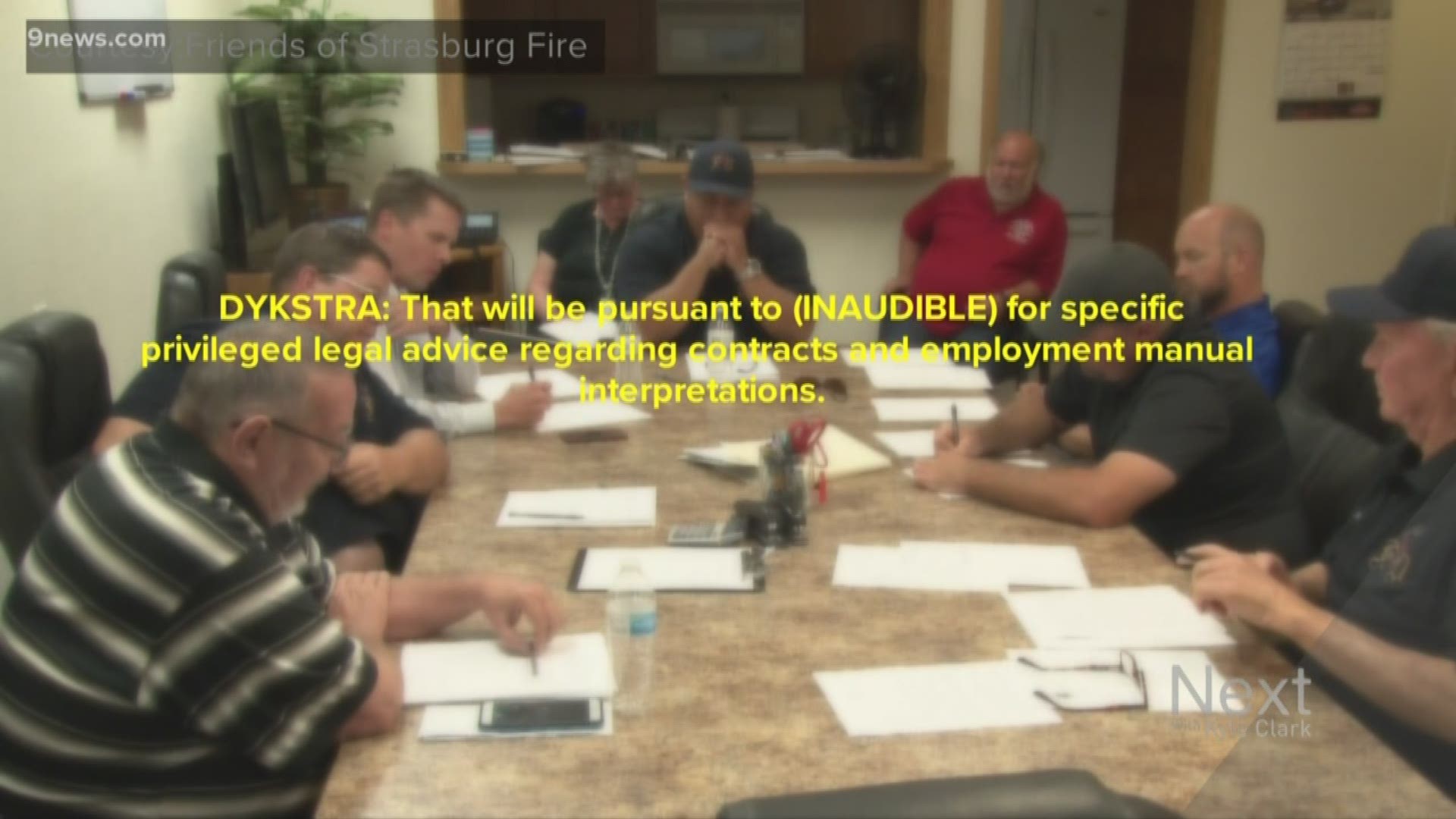 A group of concerned citizens, Friends of Strasburg Fire, filed a complaint last week in Adams County Court, alleging the group went into executive session without a vote and discussed items that aren’t allowed in executive session.