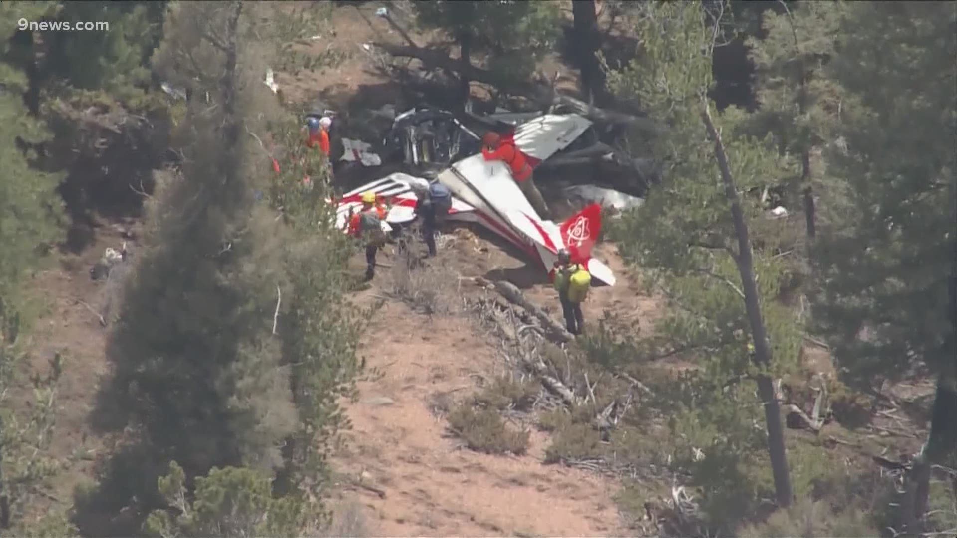 Reports of a plane crash came in Saturday night. Crews located the aircraft Sunday morning.