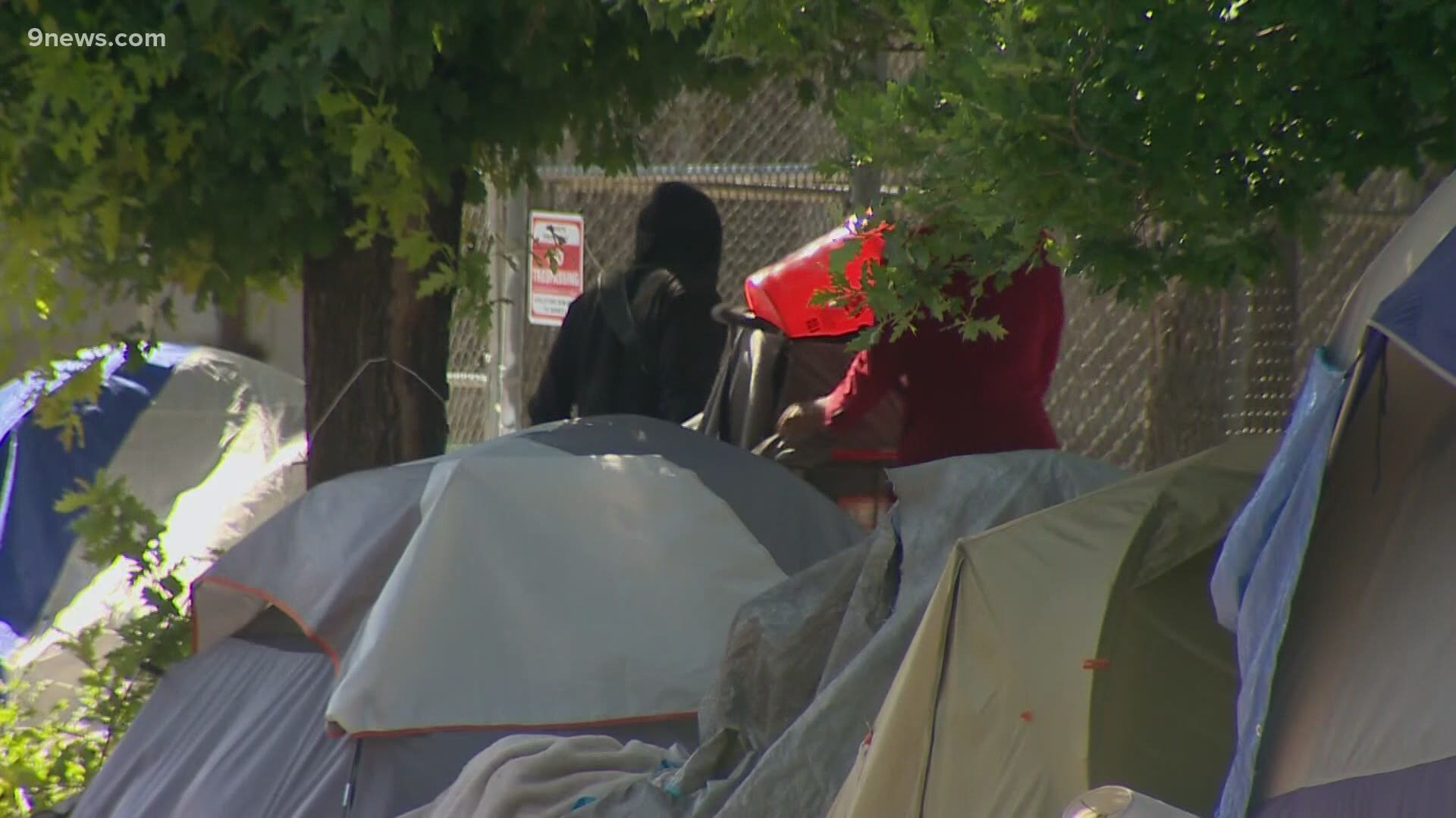 The mayor said on Twitter that the question he must answer is whether such a ban would aggravate the city's encampment issue.