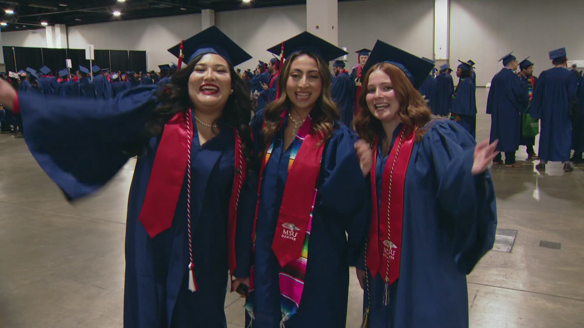 After years of hard work, MSU Denver students could hardly wait to get across the stage at graduation. 