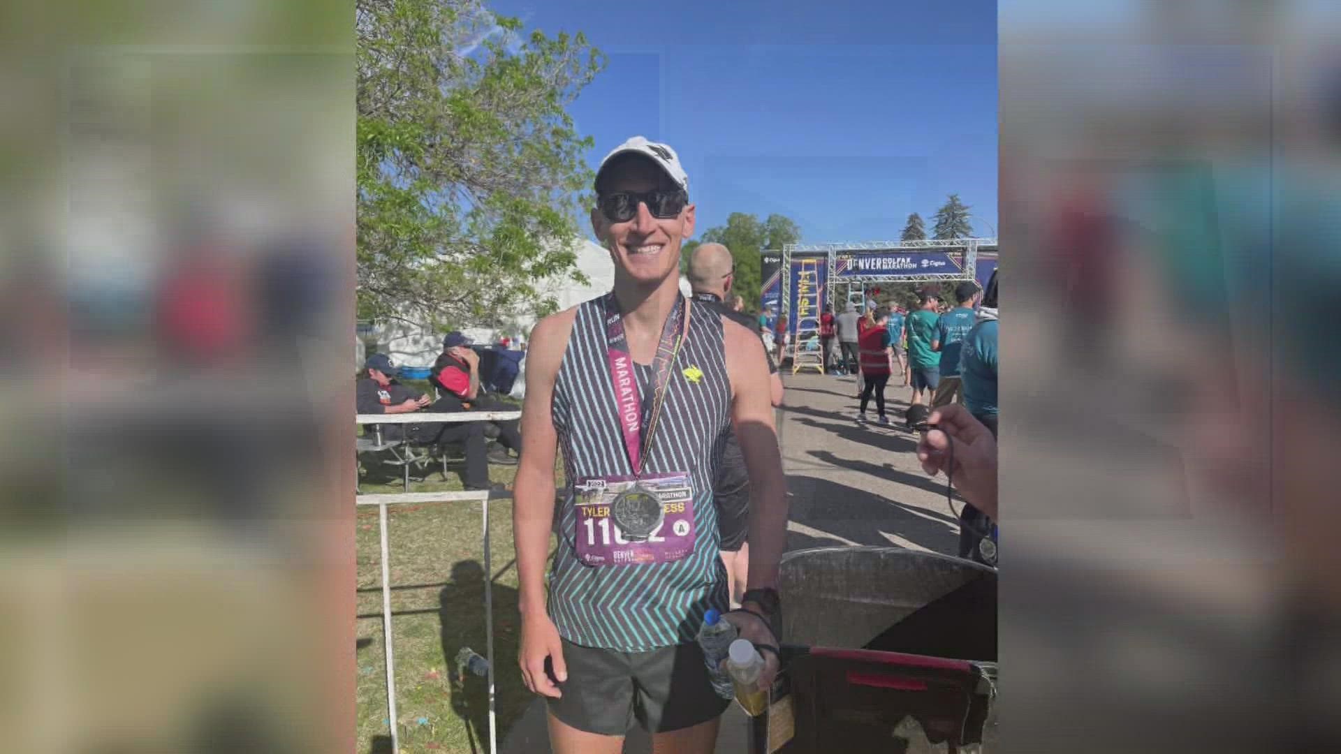Tyler McCandless, of Fort Collins, set a new course record for the race and has his eyes on the Olympic marathon trials.