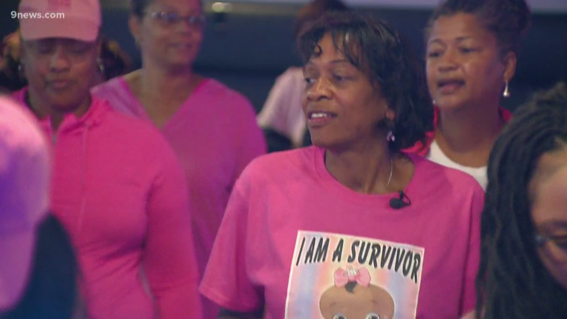 A group of breast cancer survivors in Aurora danced for their health.