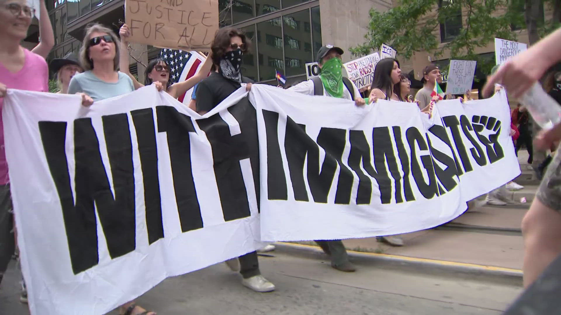 Advocates said mass protests are vital to supporting a scared community. 