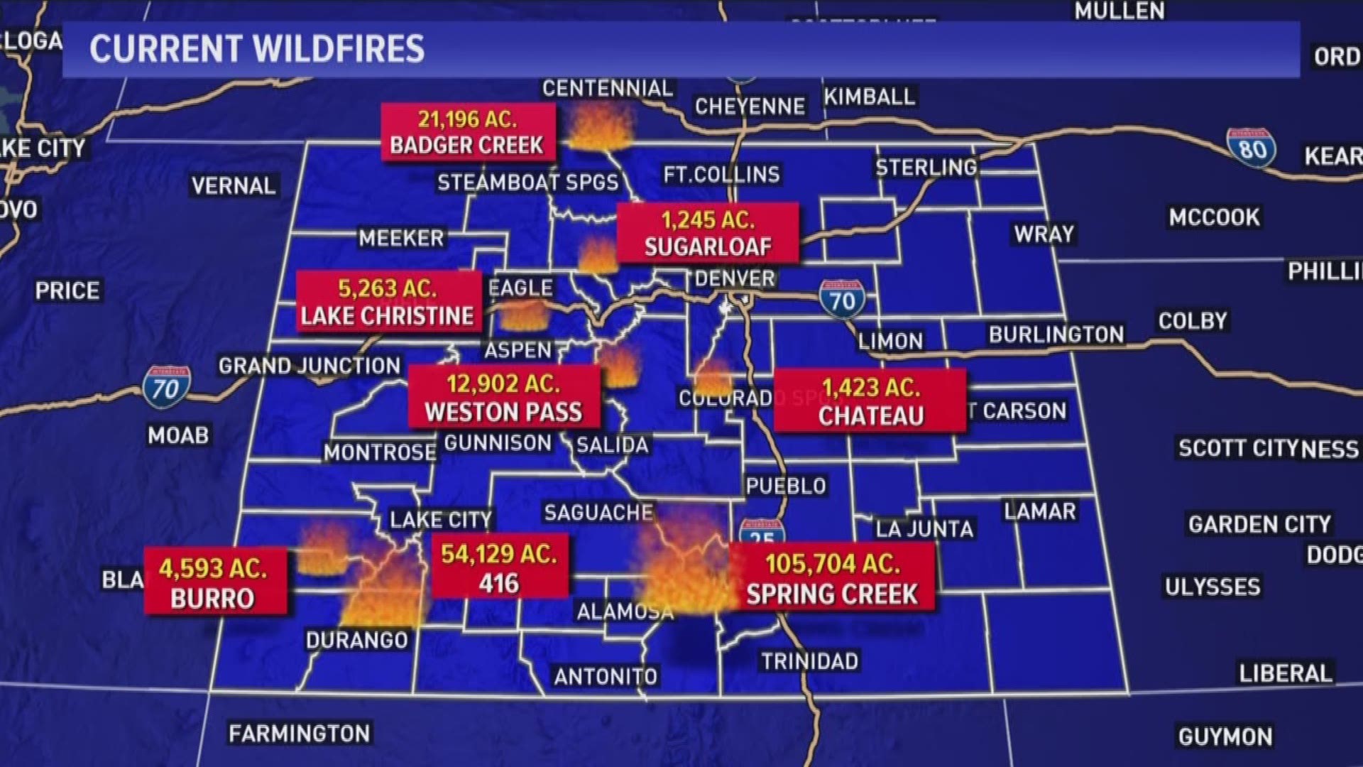 Colorado Fire Map