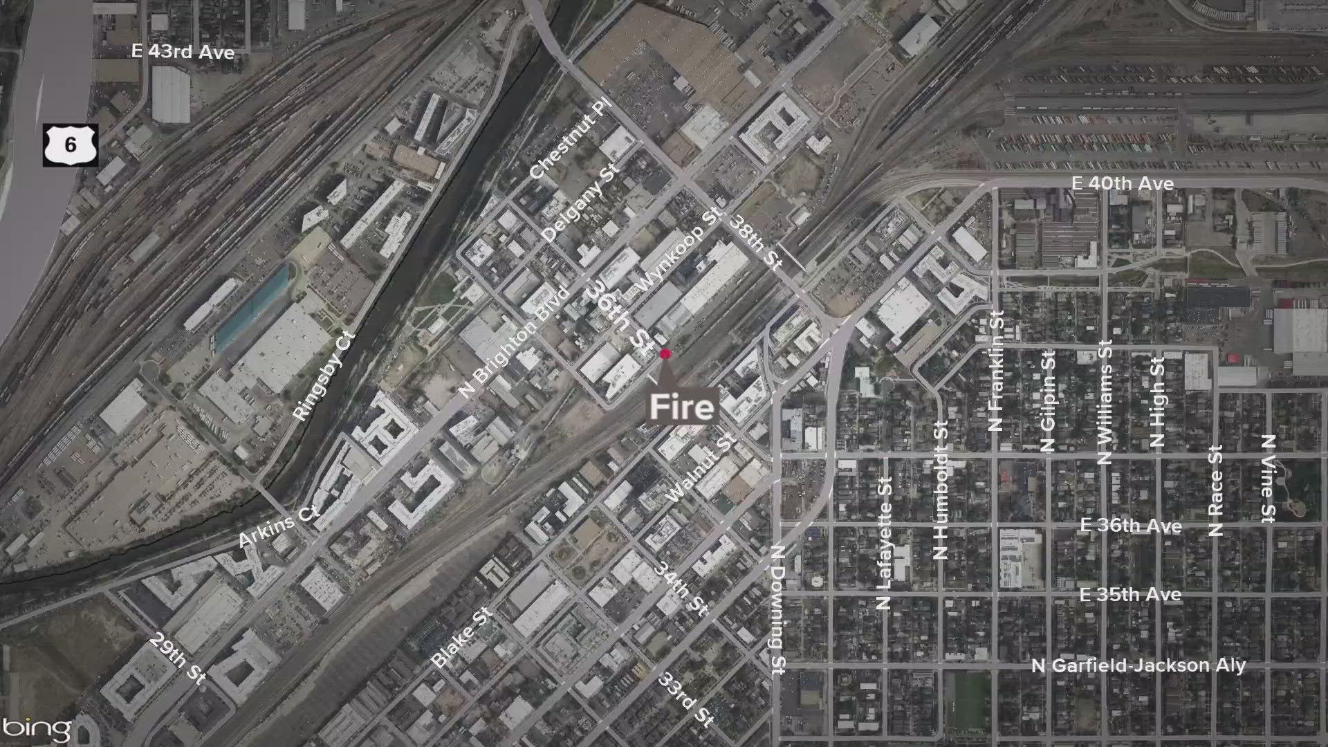 One person is dead after a fire was reported in Denver early Tuesday morning.