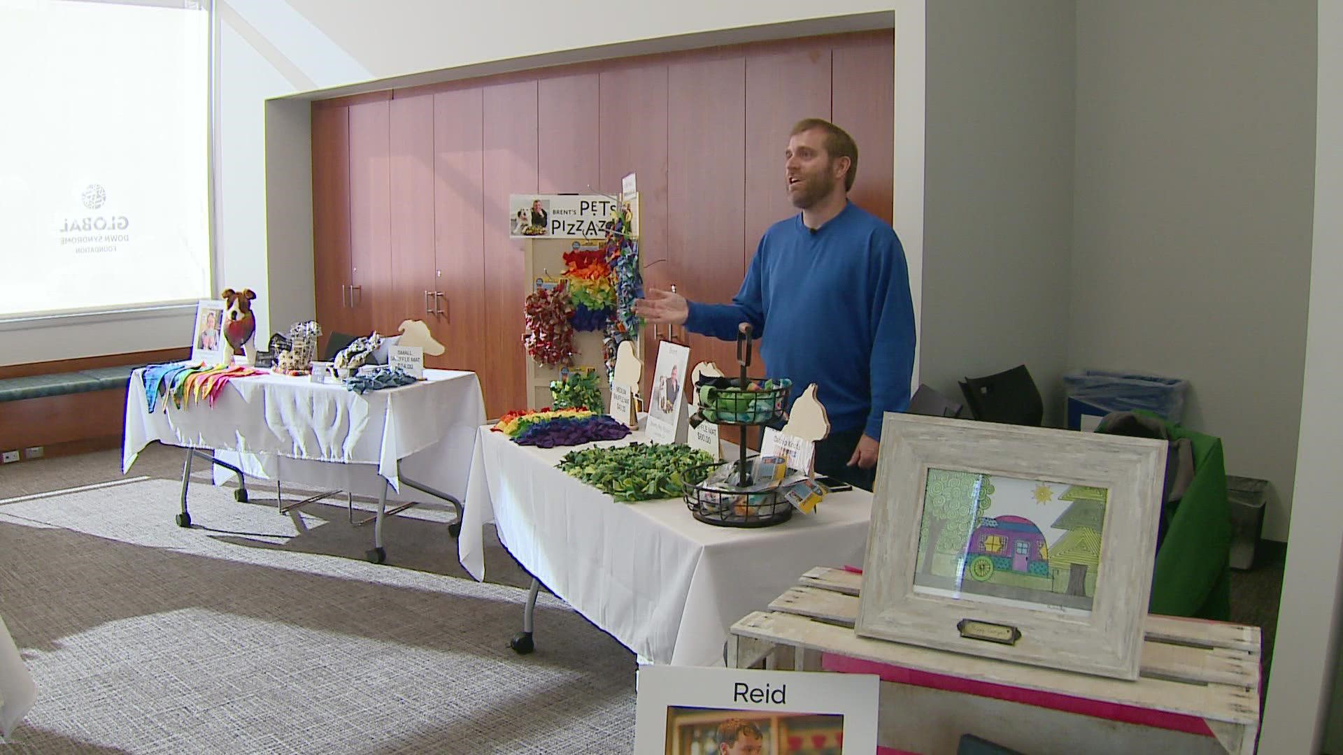 The shop Saturday featured small business owners with disabilities from across the country.