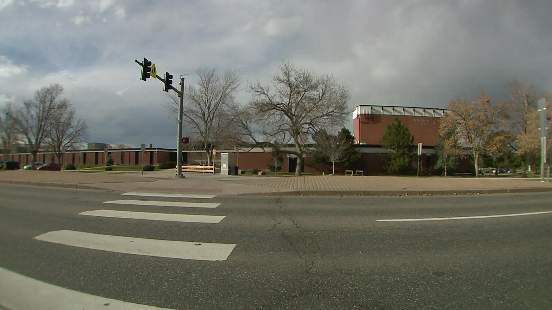 Community coalition of parents, students, and teachers question principal's leadership at Arapahoe High School.