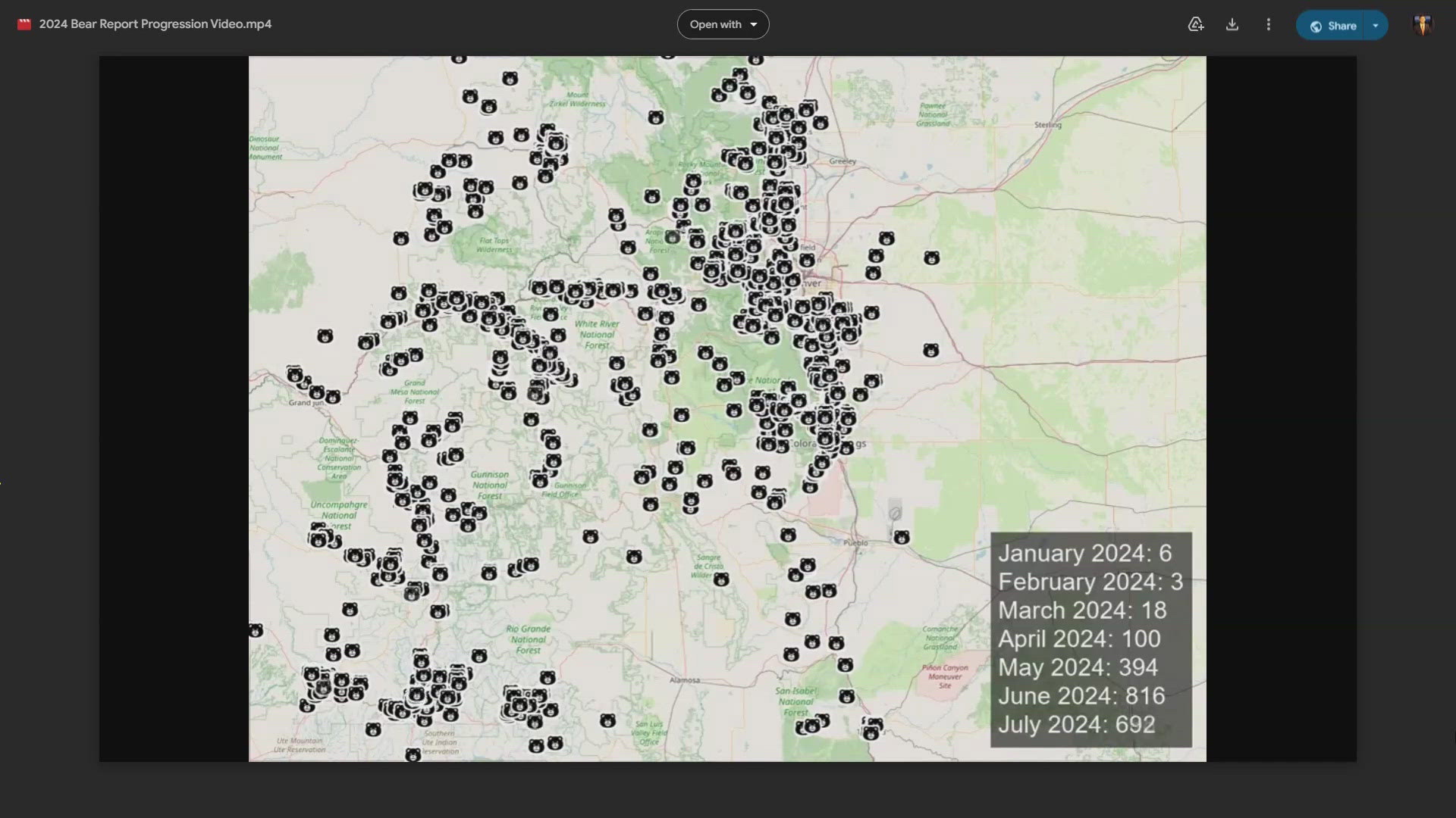 Bear encounters up in Colorado for 2024 | 9news.com