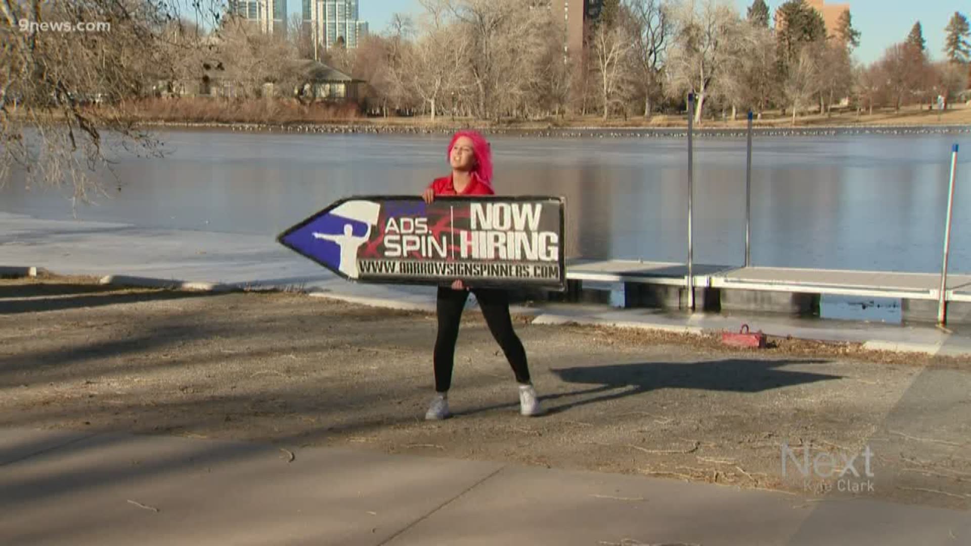 Two sign spinners from Denver will compete in the championships this weekend. We got a look at the solo sport through the lens of Photojournalist Corky Scholl.