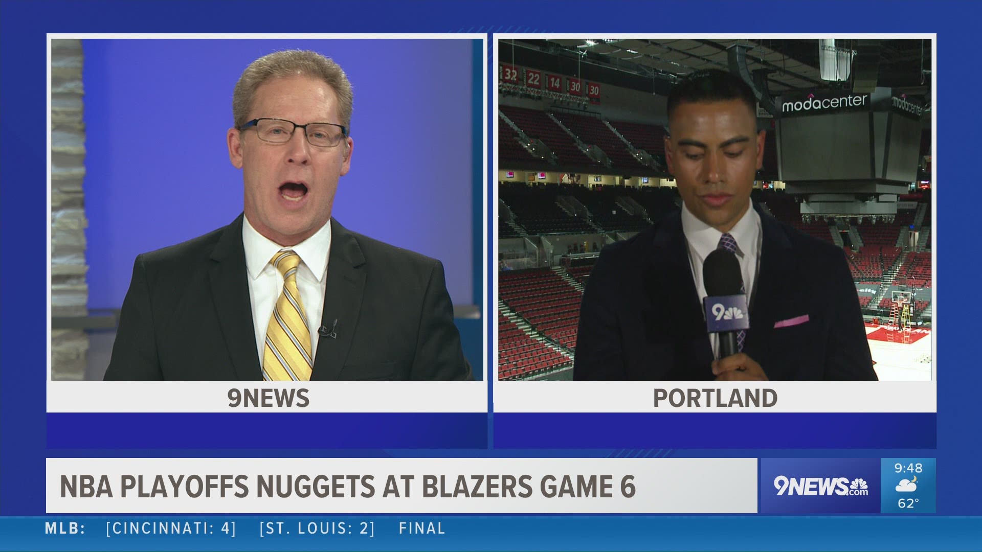 Nuggets eliminate Trail Blazers in Game 6 of NBA playoff