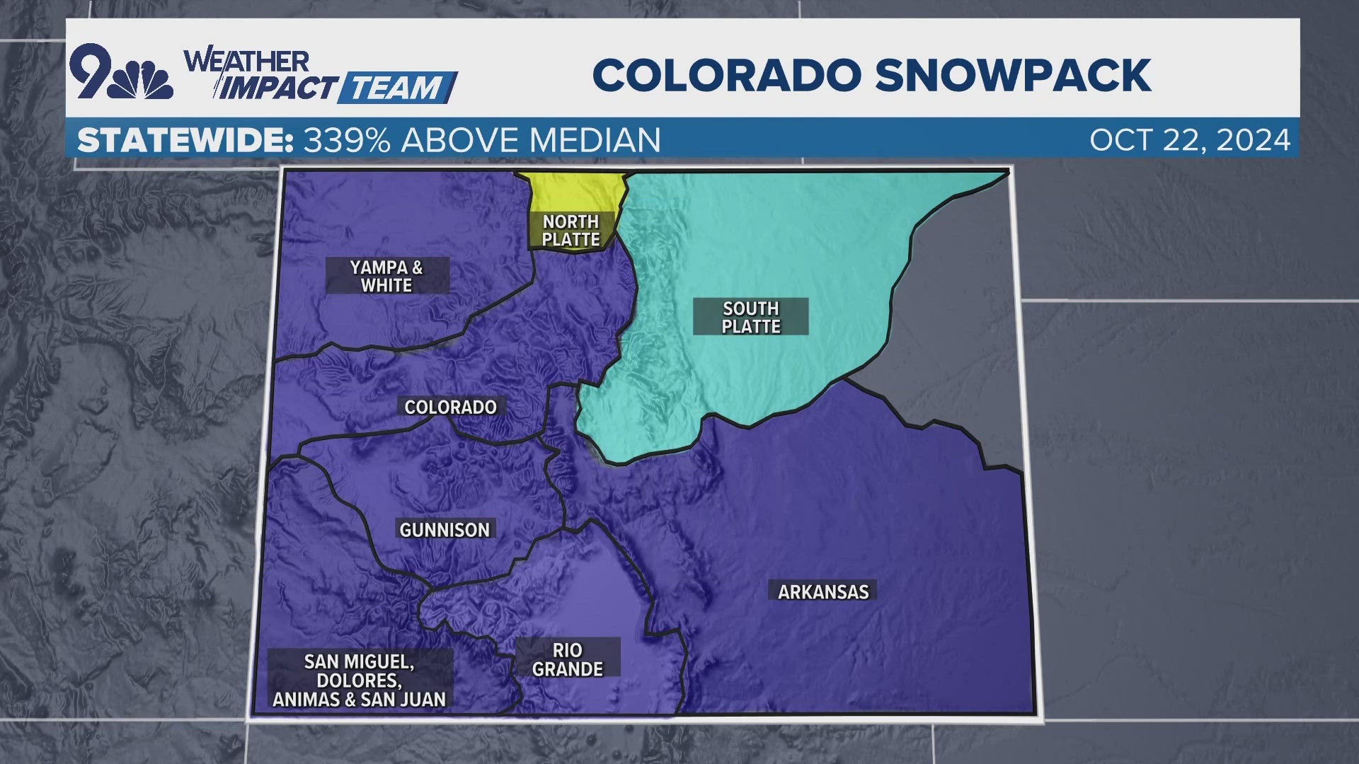 Some parts of the Colorado mountains have received one to two feet of snow since Friday, kicking off the start of snowpack season.