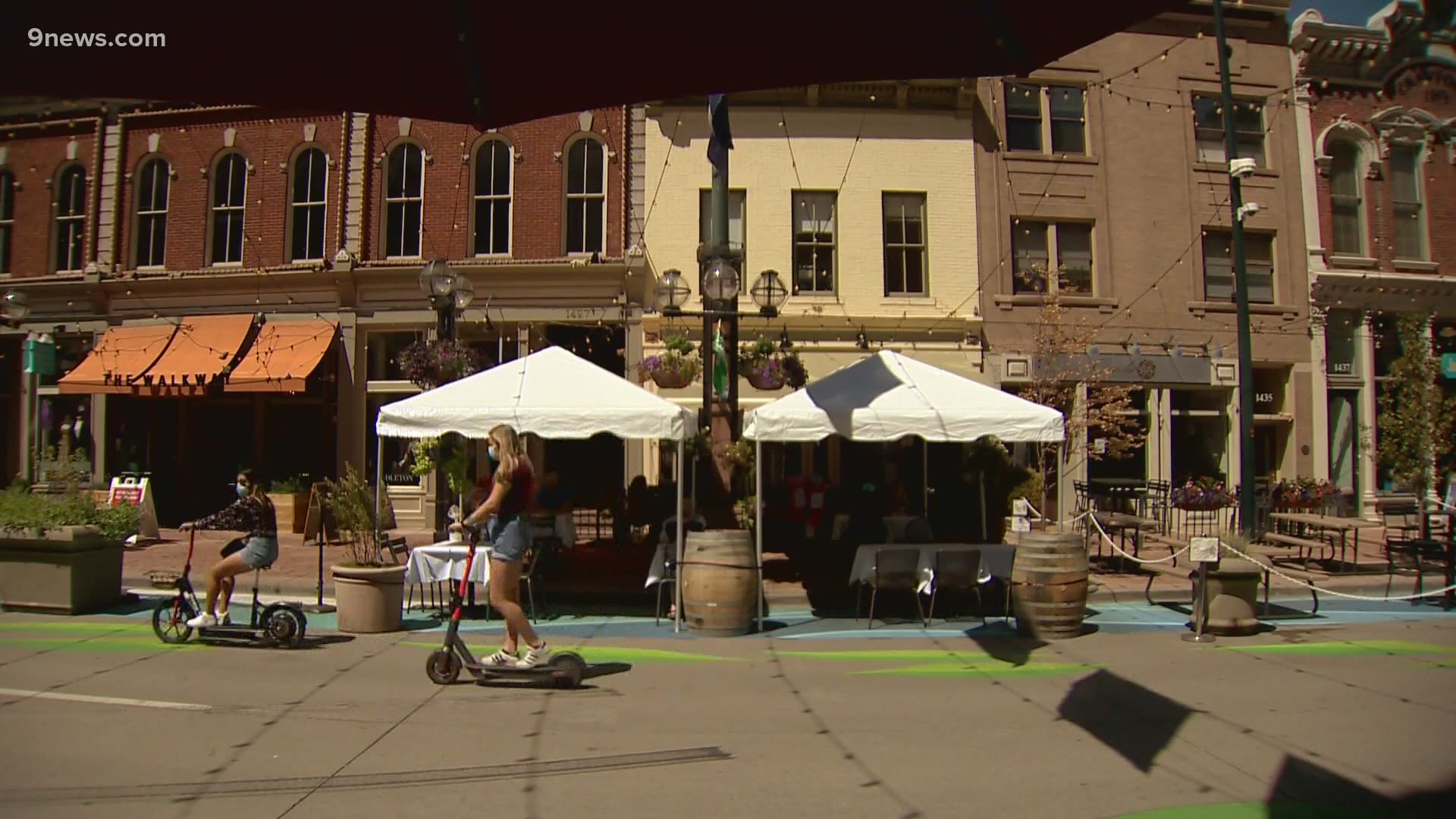 The city will allow bars and restaurants to continue to expand their patios onto sidewalk and streets through at least Oct. 31, 2021.