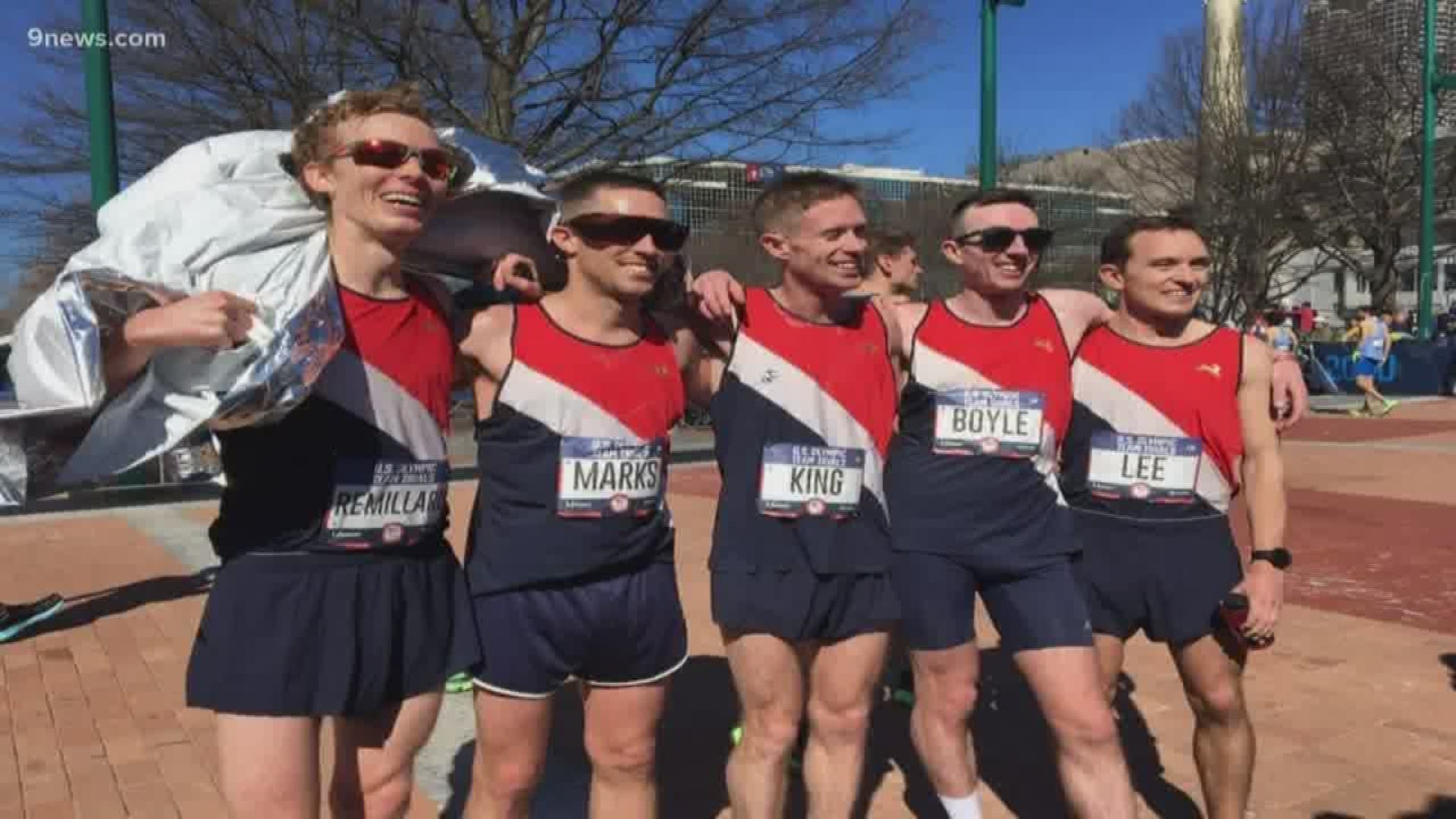 The five 'Good Boys' from Denver might not be going to the Olympics, but they raced their hearts out alongside the fastest marathoners in the country.