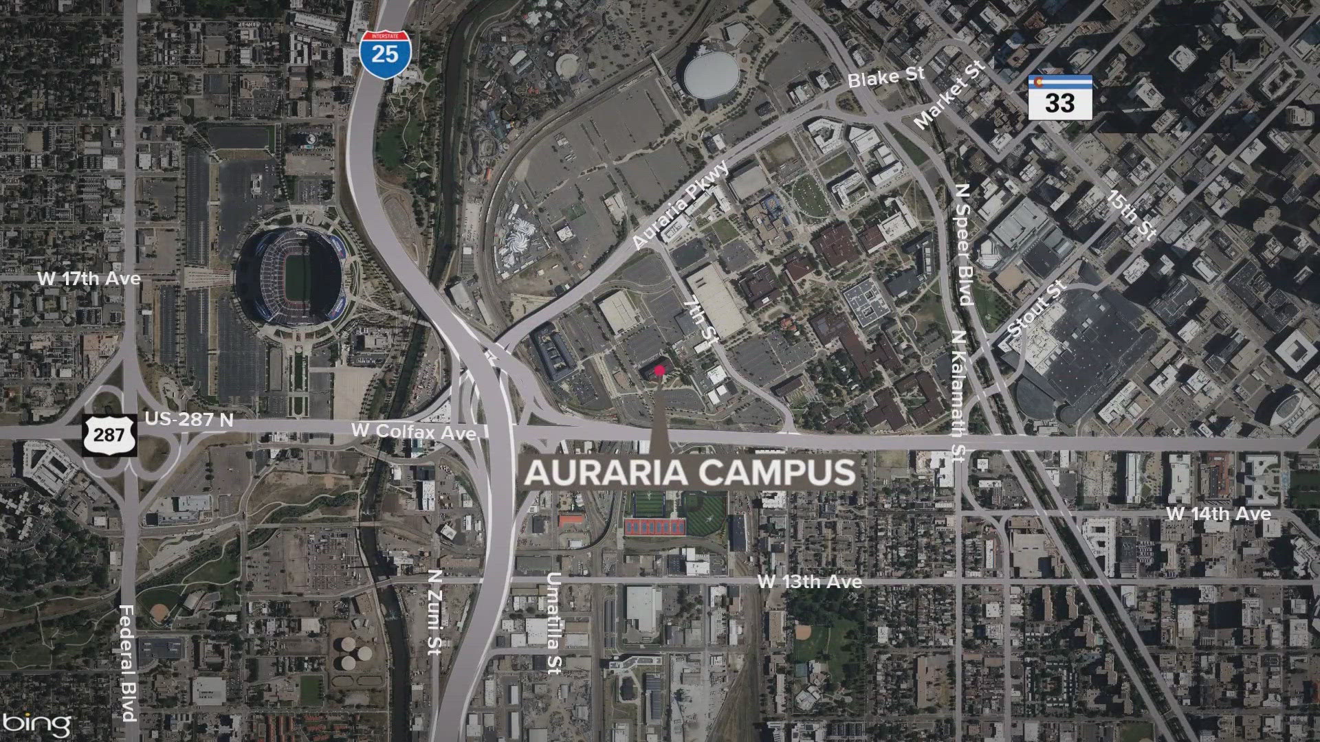 The officer was taken to the hospital where they were treated and released, according to Auraria Campus Police.