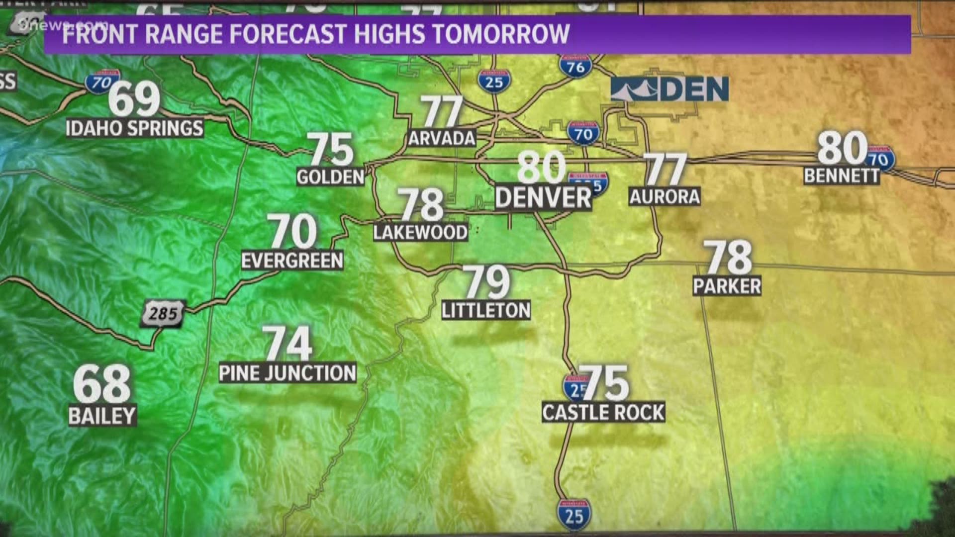 Colorado severe weather Funnel clouds spotted in Aurora, Elizabeth Monday afternoon