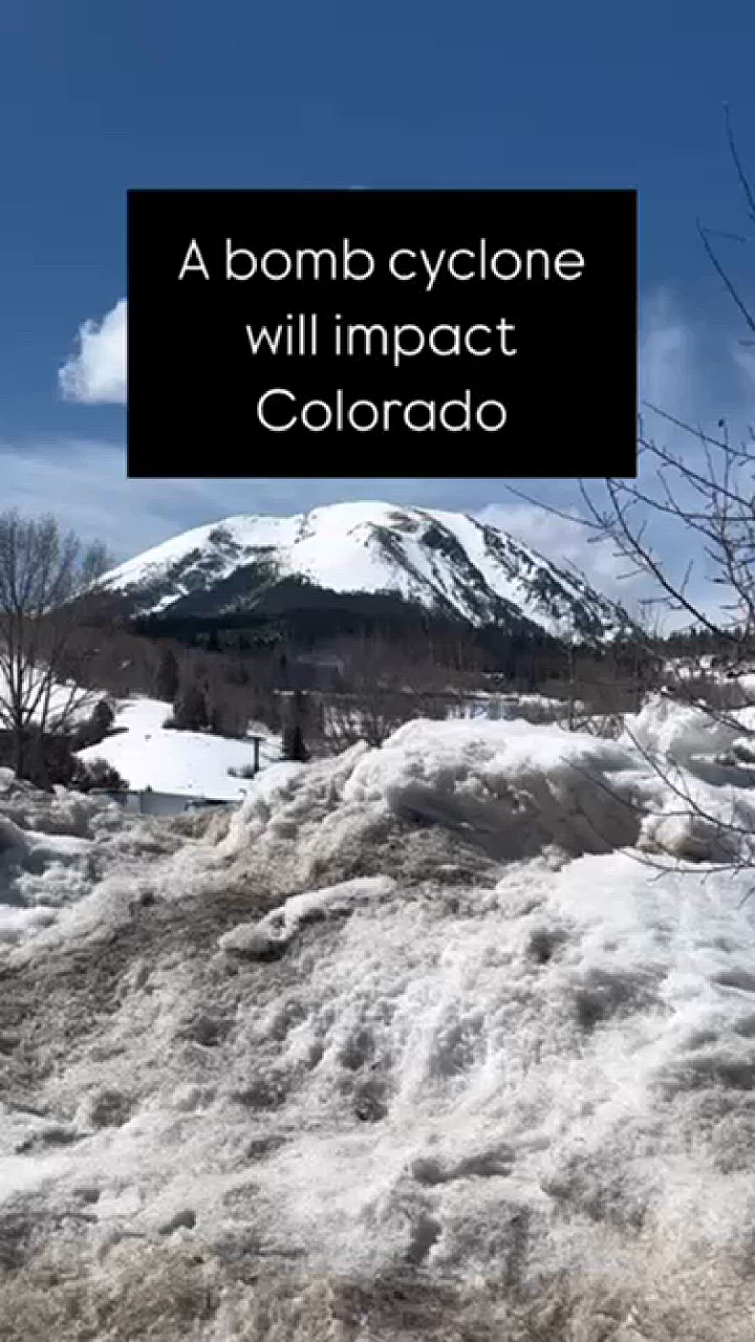 A bomb cyclone will soon impact Colorado. Chris Bianchi explains what ...