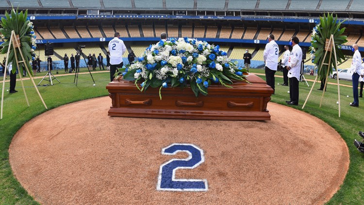 Hall of Fame manager Tommy Lasorda memorialized during service at