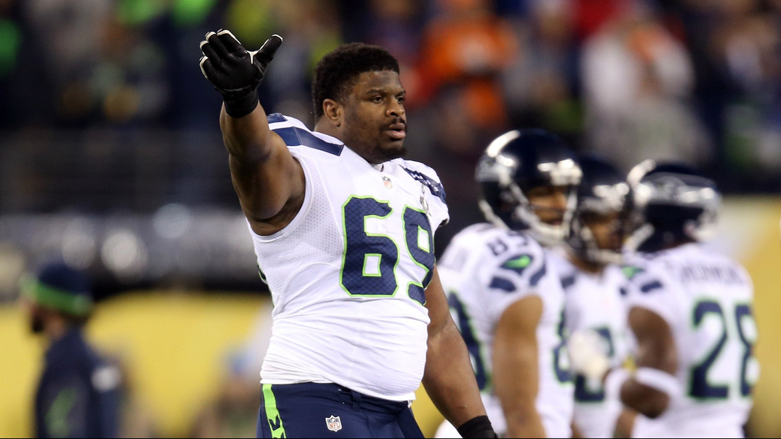 Tampa Bay Buccaneers defensive tackle Clinton McDonald celebrates