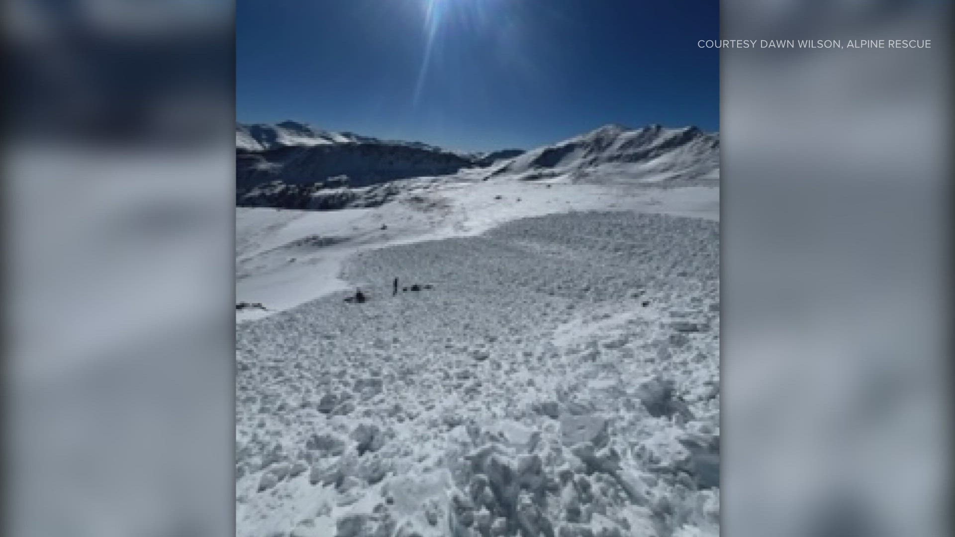 Clear Creek County Sheriff's Office said that four people were caught in the slide, including one person who suffered a leg injury.
