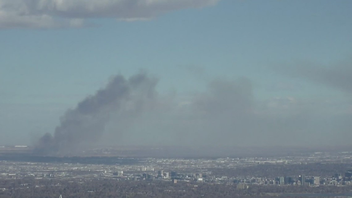 Visible smoke in Denver metro area due to prescribed burn
