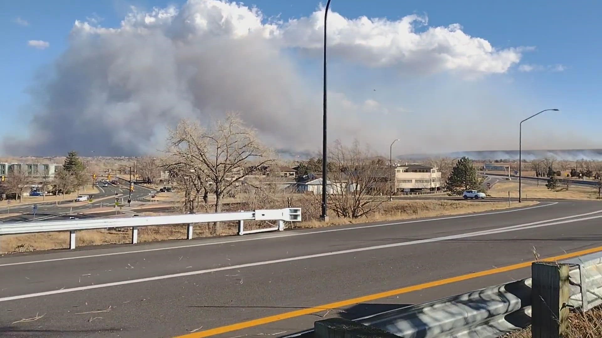 Taken at 2:30pm on 12/30/2021 (my birthday) from between the lanes of Foothills Pkwy near US36.
Credit: Bill Deckler