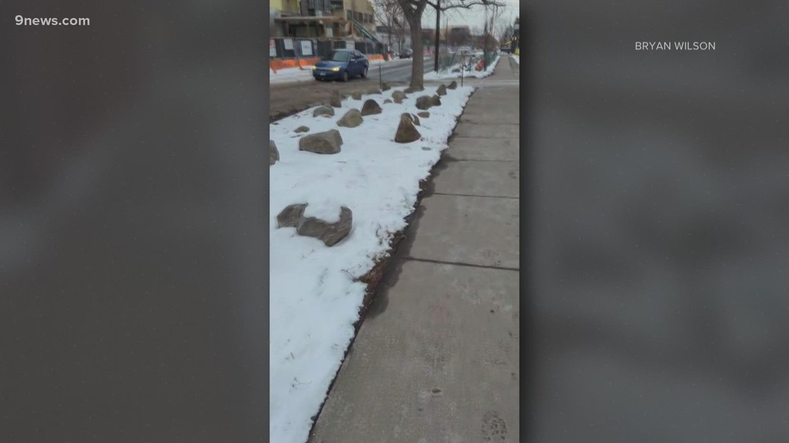 Boulders spotted in tree lawn often used for homeless encampments ...