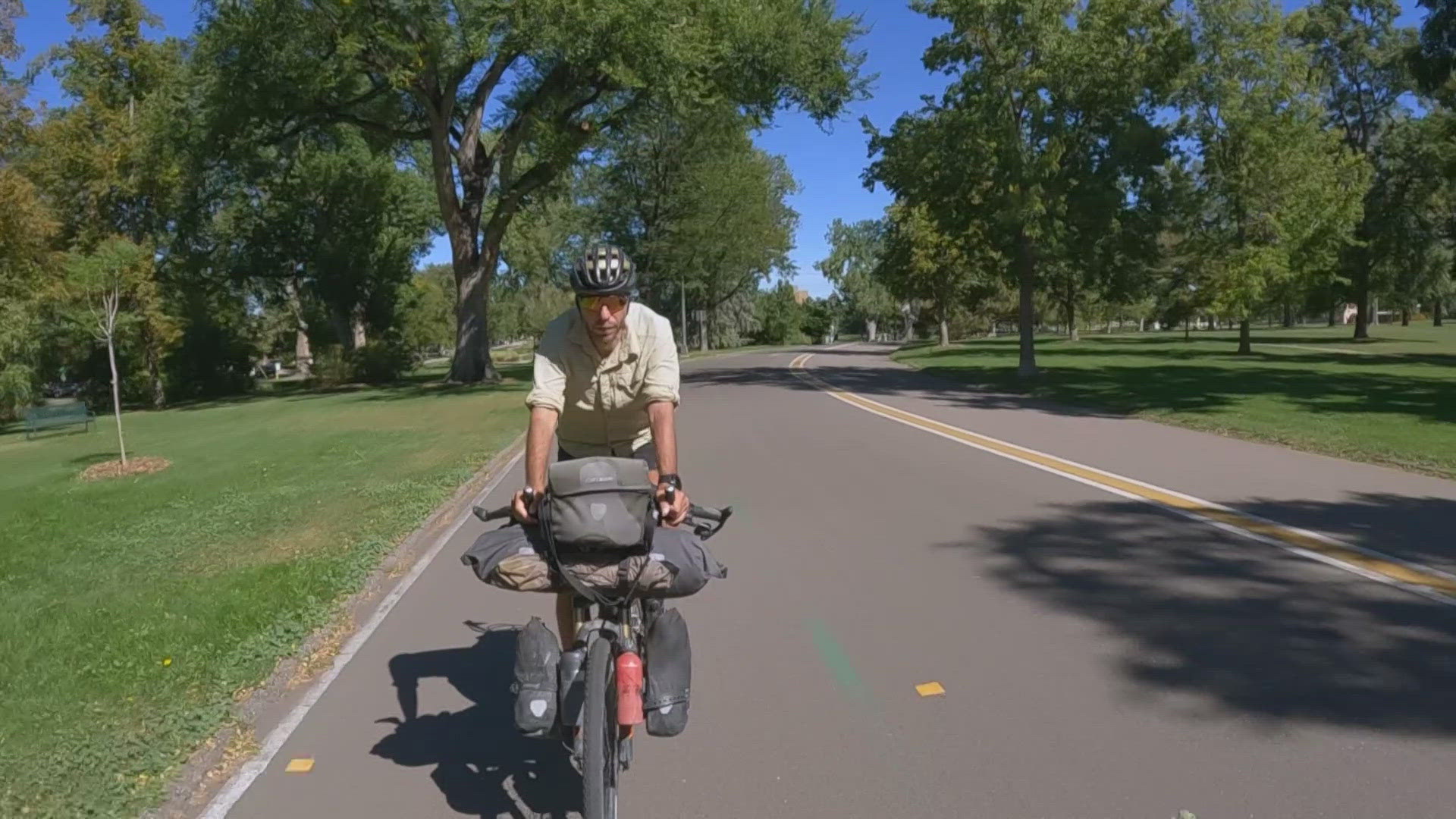 Gurkan Genc is a Turkish cyclist on a world bike tour. He just made his way to Denver.