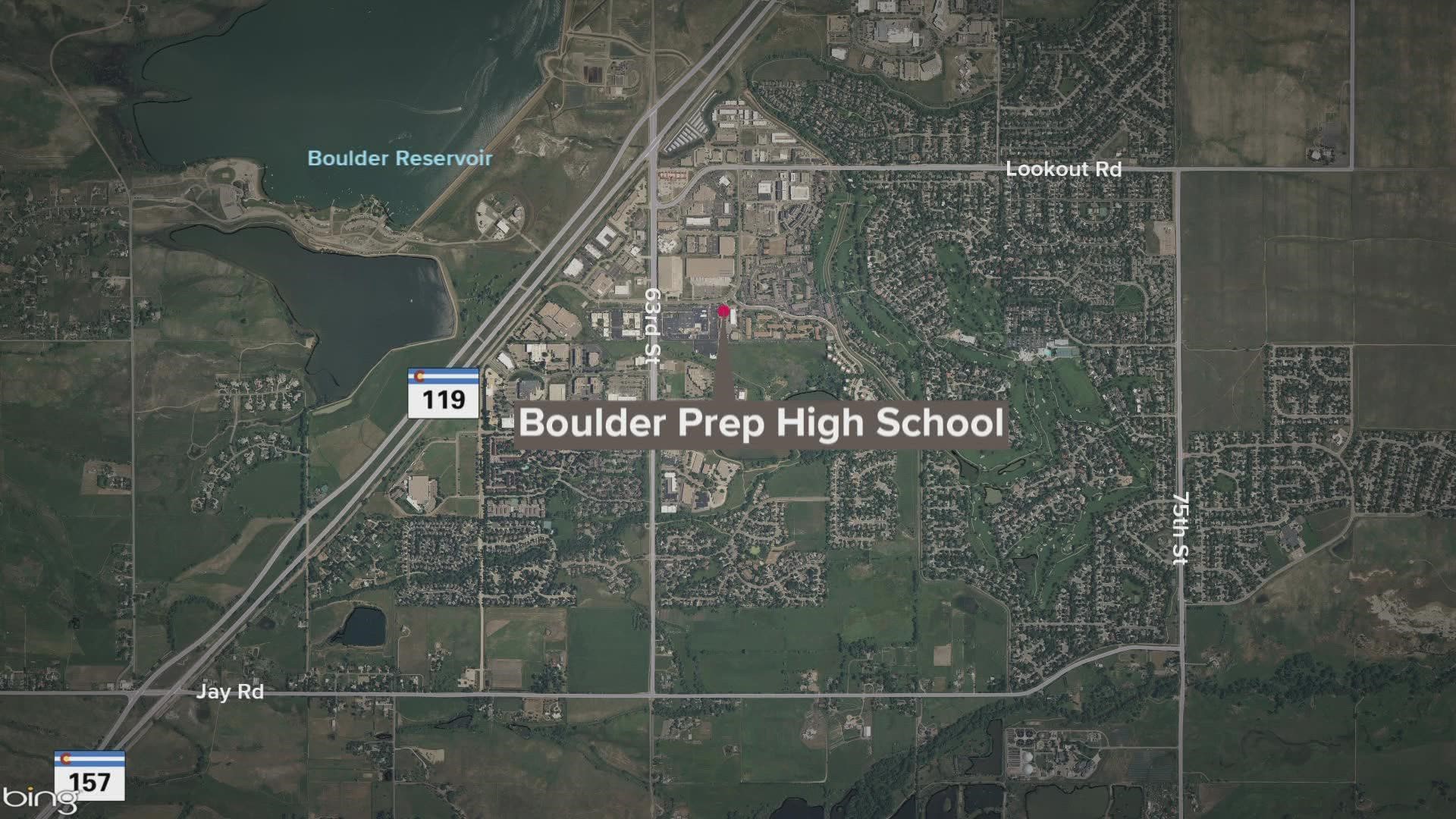 Police said a 16-year-old student made a threat of violence toward Boulder Prep High School.