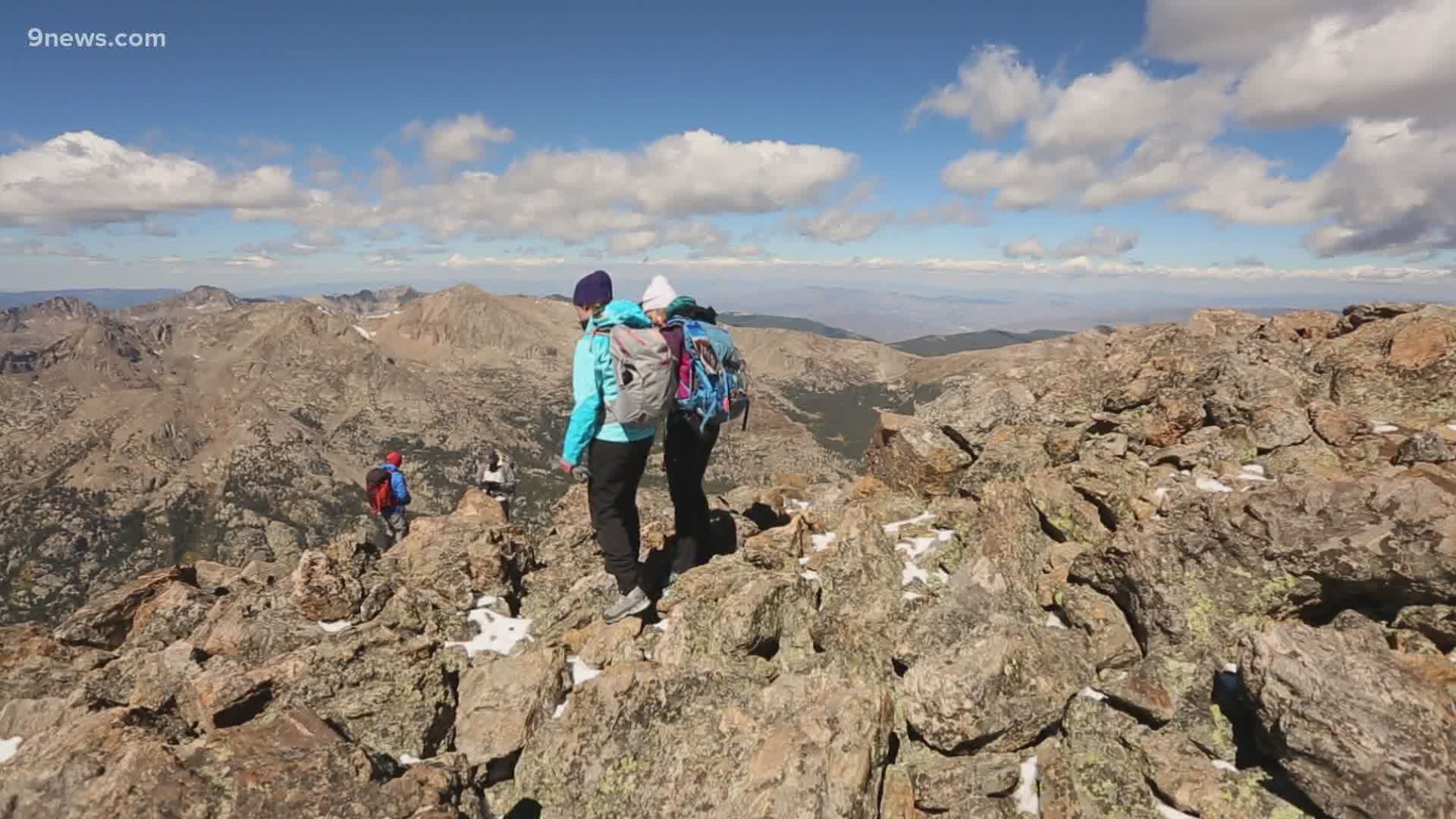 People are leaving everything from cardboard signs and toasters to dirty underwear on Colorado's 14ers.