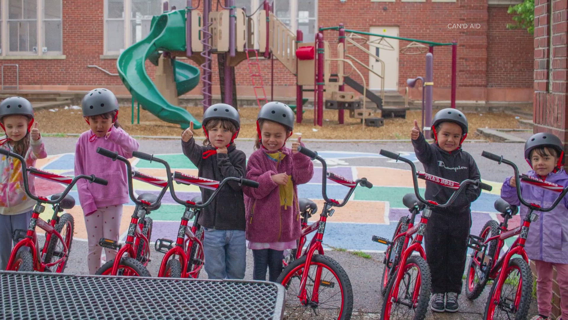 The nonprofit aims to reduce screen time for kids by providing them bikes and skateboards for getting active outdoors. 