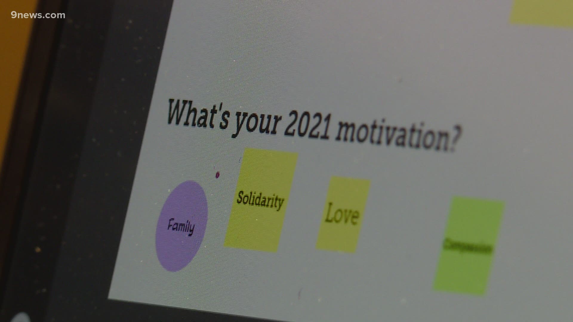 In honor of Kamala Harris breaking ceilings, Women's March Denver got to work Wednesday morning, launching a virtual motivation mural in place of a gathering.