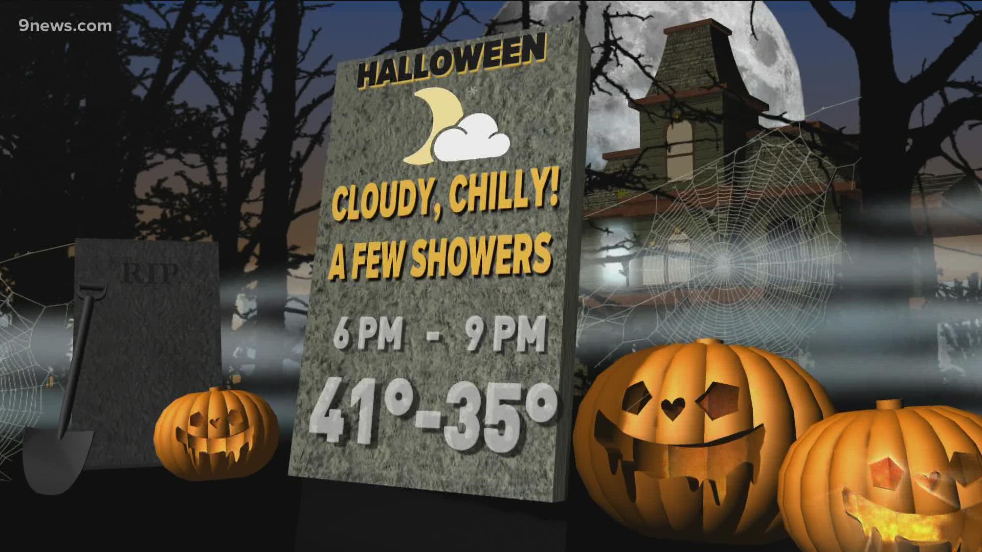 This is the Halloween forecast for October 31, 2021.