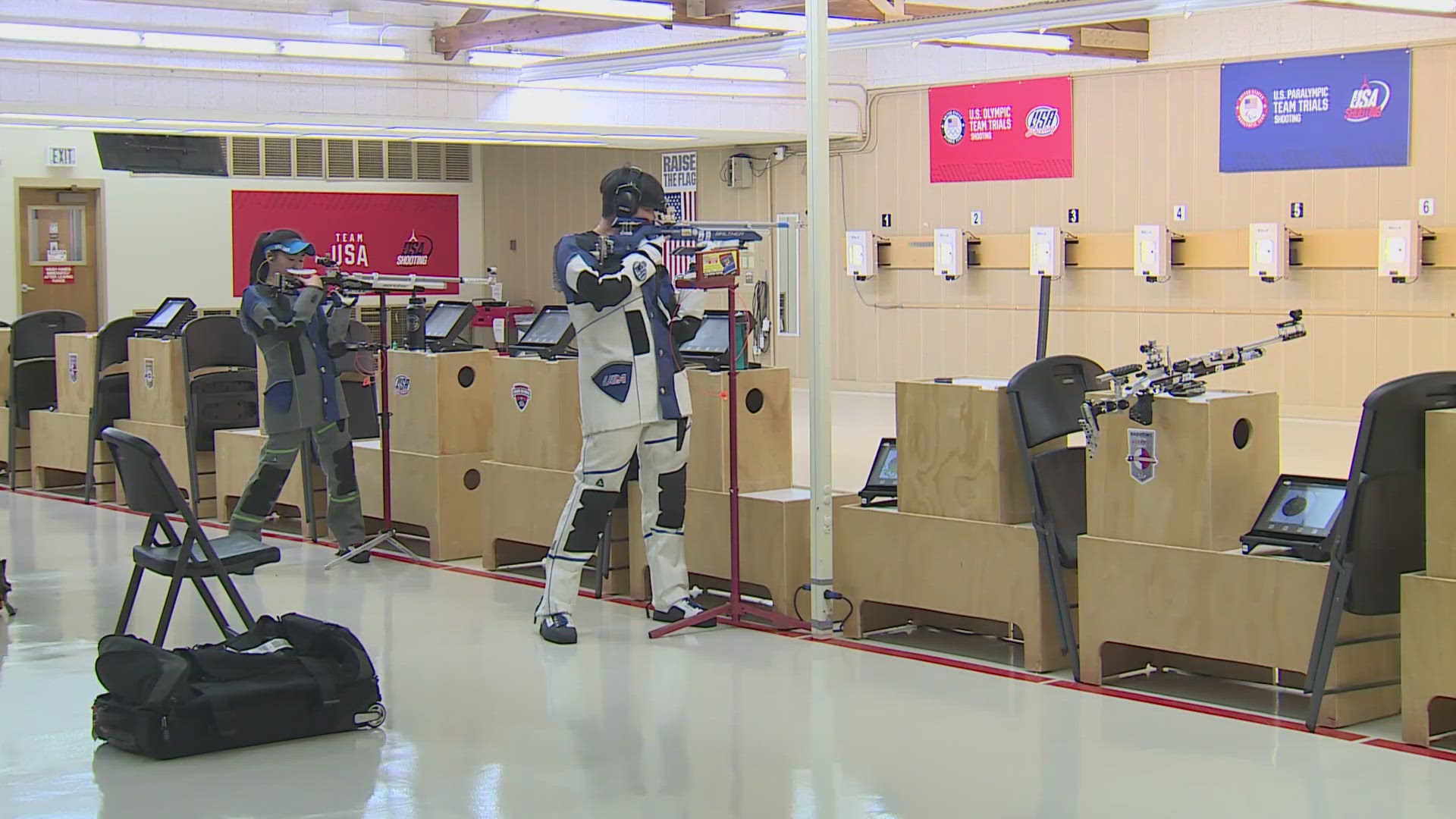 Trying out the Olympic sport of air rifle | 9news.com