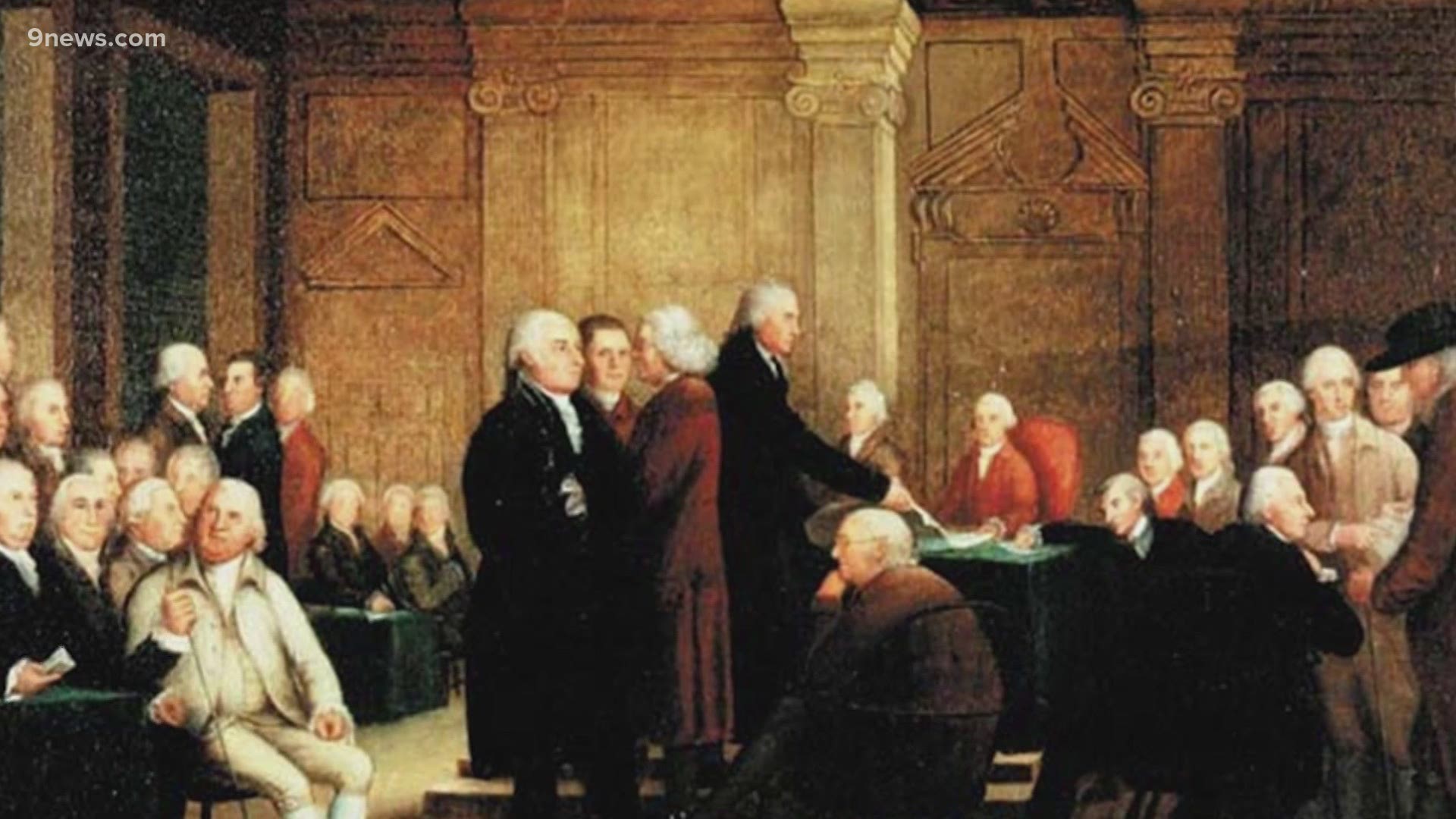 The Declaration of Independence was adopted by Congress on July 4, 1776, but delegates didn't start signing it until Aug. 2.