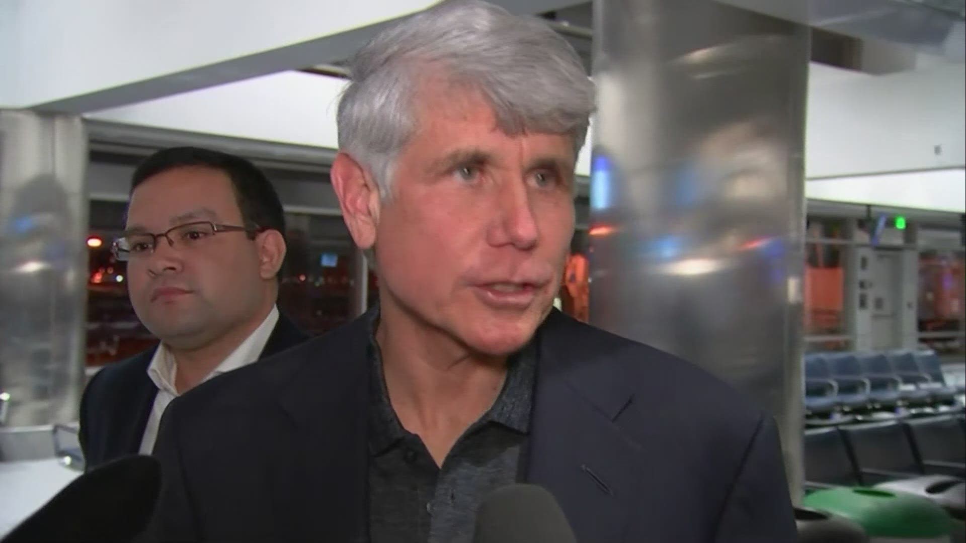 Blagojevich left the gates of the Federal Corrections Institution Englewood after his sentence for political corruption was commuted by President Trump.