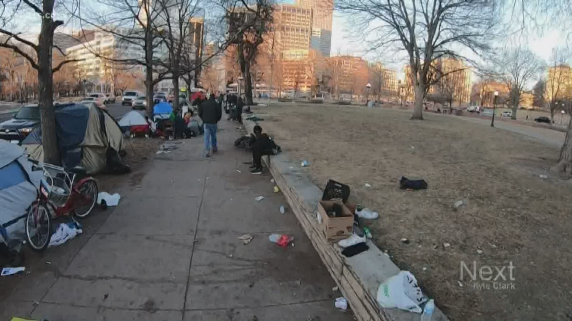 People are trying to count the number of Coloradans who are homeless as the mayor's administration takes action that could drive them away from public places.