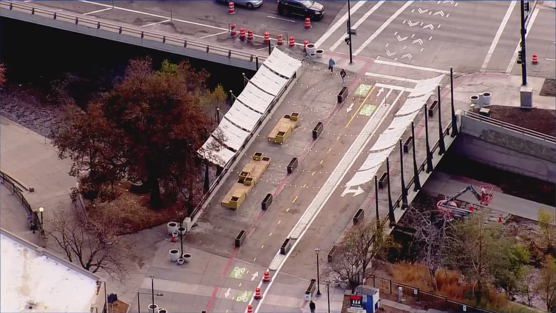 The new bridge is more pedestrian and cyclist-friendly, according to the city.