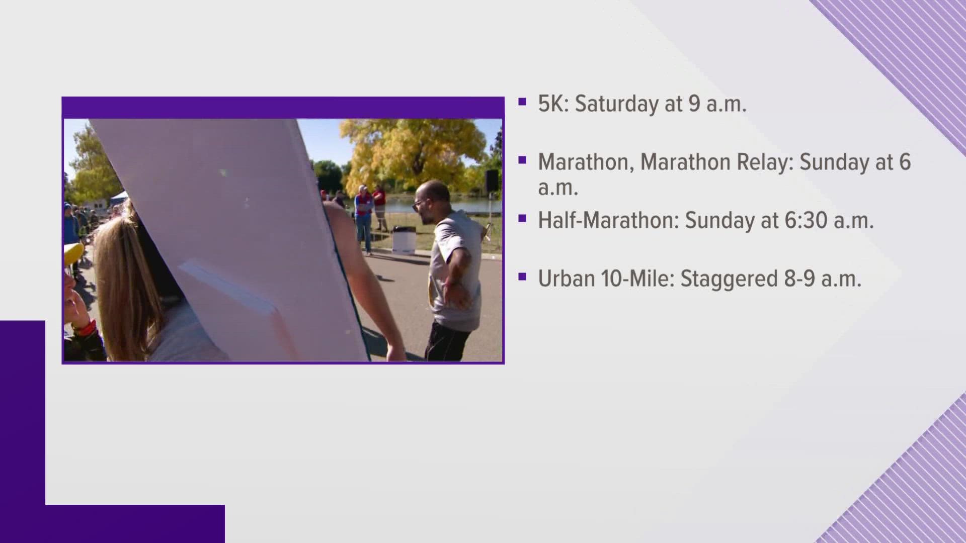 The race will cause road closures in the Denver/Lakewood area on Saturday and Sunday.