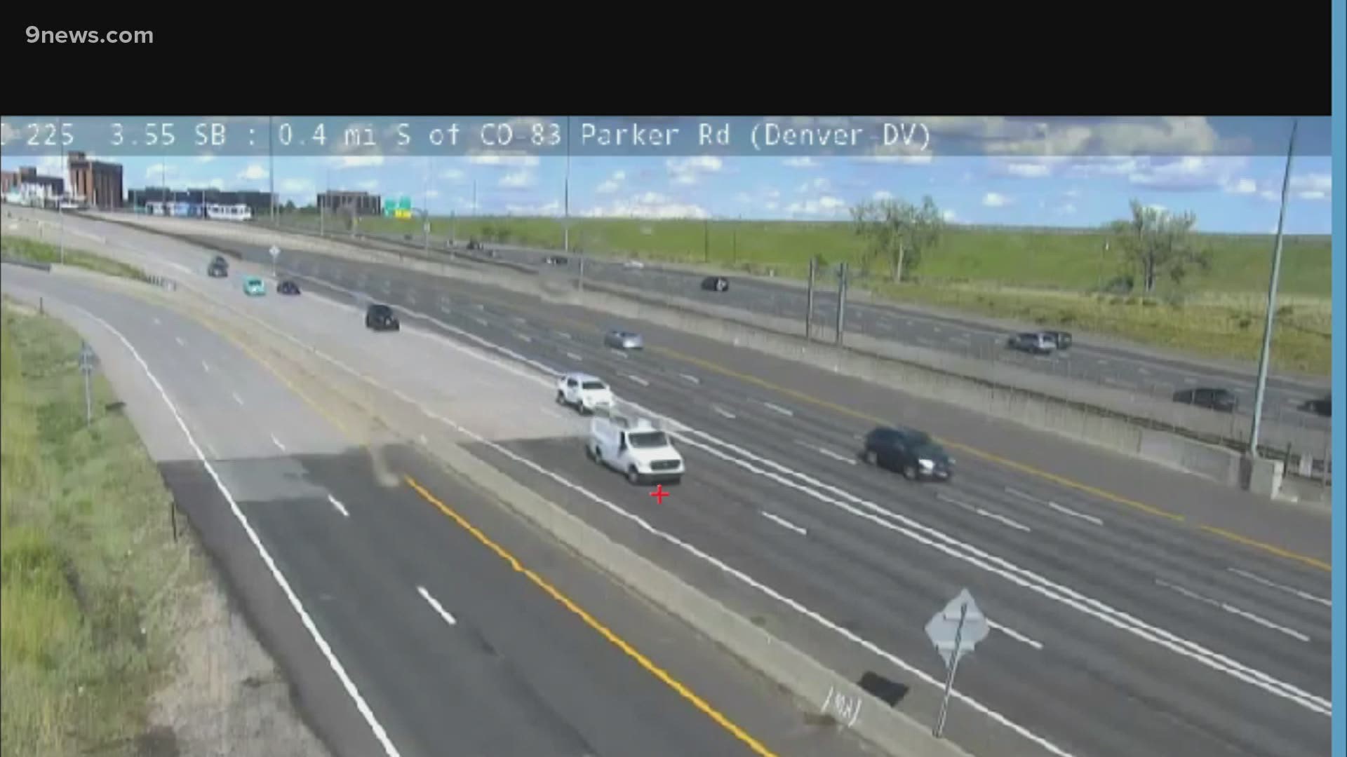 The victim was in the exit lane from southbound Interstate 225 to South Parker Road, according to Aurora Police.