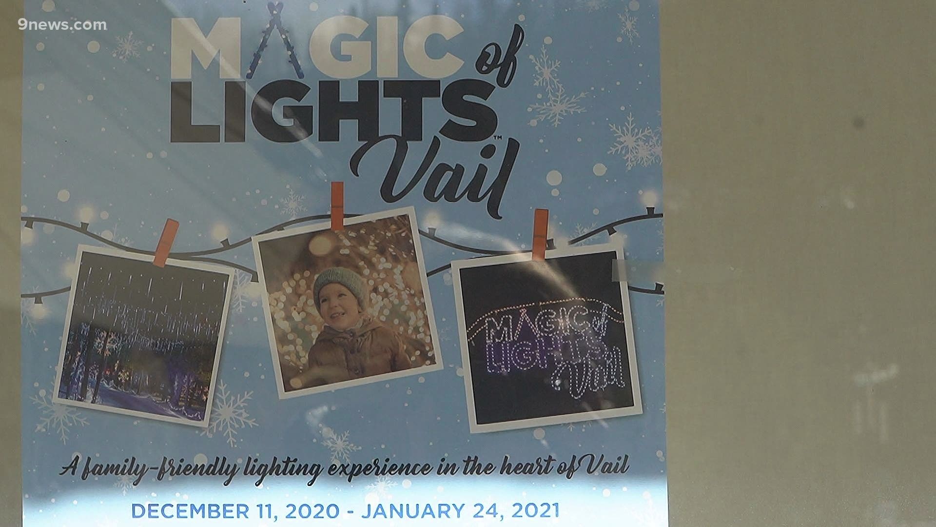 The Magic Lights of Vail is an outdoor exhibit that winds its way through a half-mile of the Betty Ford Gardens and part of Ford Park.