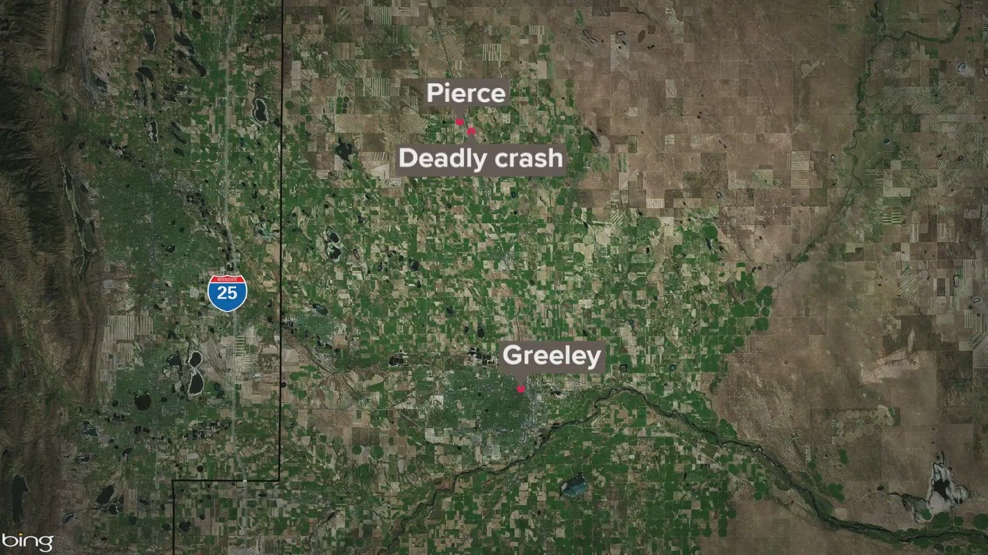 A 4-year-old child was killed in the crash on Weld County Road 88 near Highway 85 Saturday morning, Colorado State Patrol said.