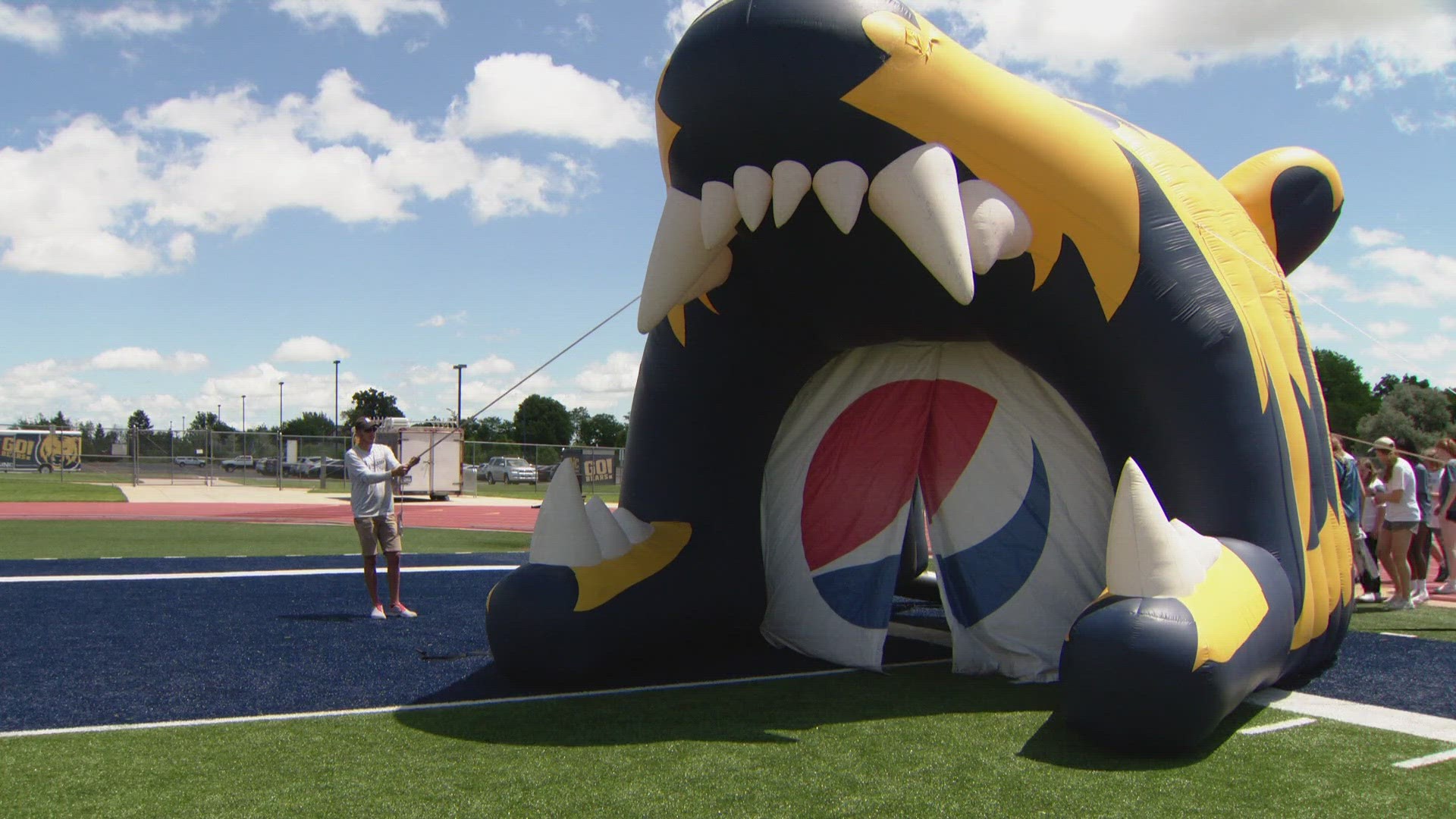 Northern Colorado football held the 'No Limits' Football Camp at Nottingham Field on the UNC campus on Thursday, June 22, 2023.