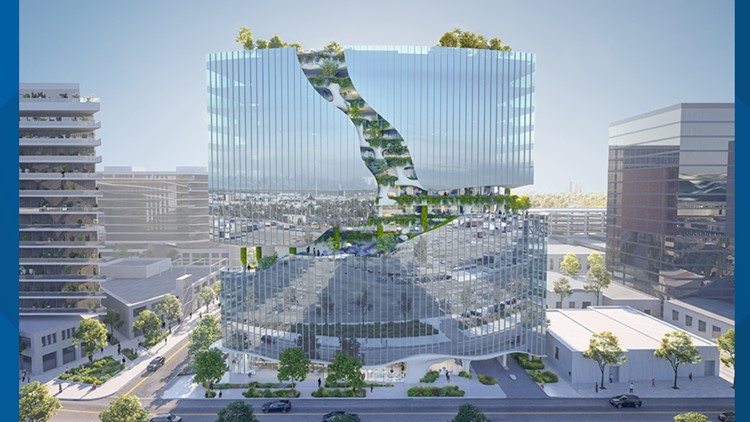 New Denver building will have 10-story landscaped canyon