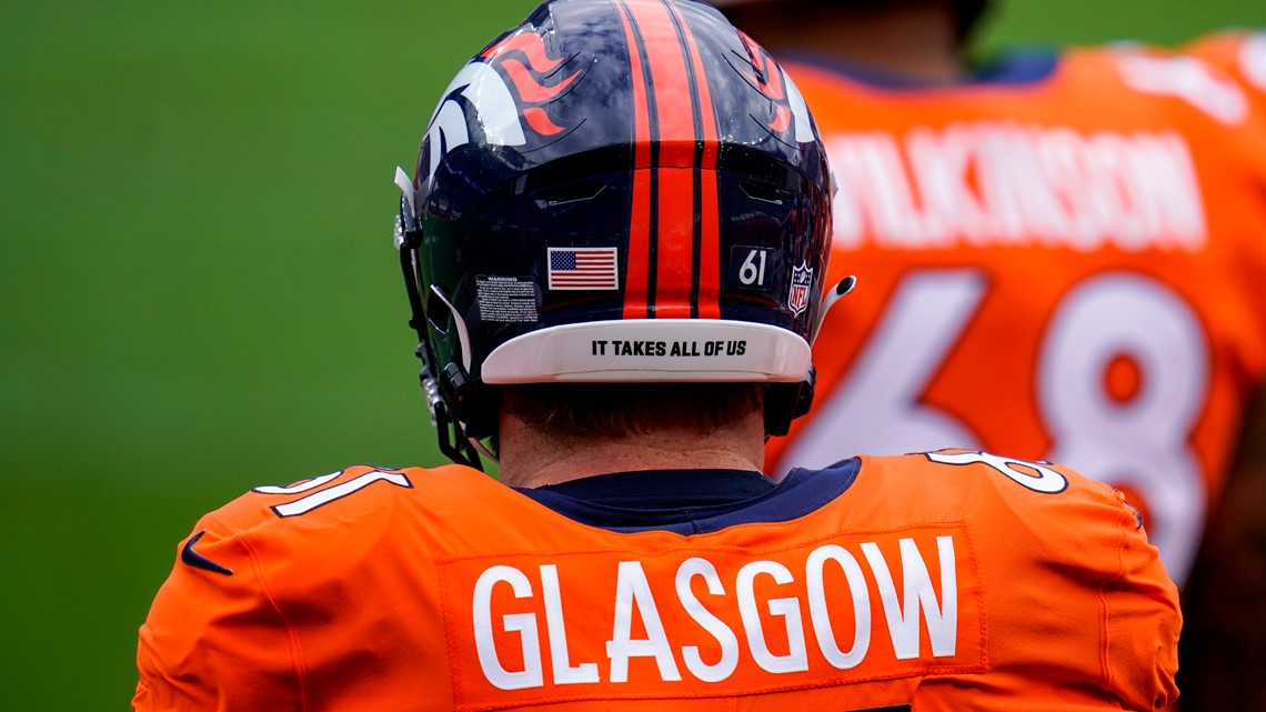 Denver Broncos - New threads for Graham Glasgow. 