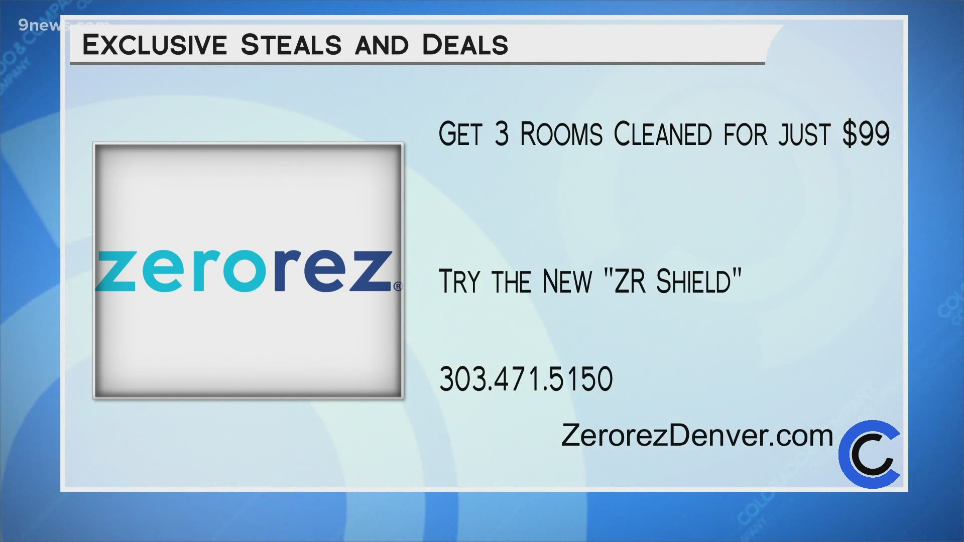 Protect your carpets and keep allergies out with Zerorez! Get 3 rooms cleaned for just $99. Call 303.471.5150 or visit ZerorezDenver.com to get started.