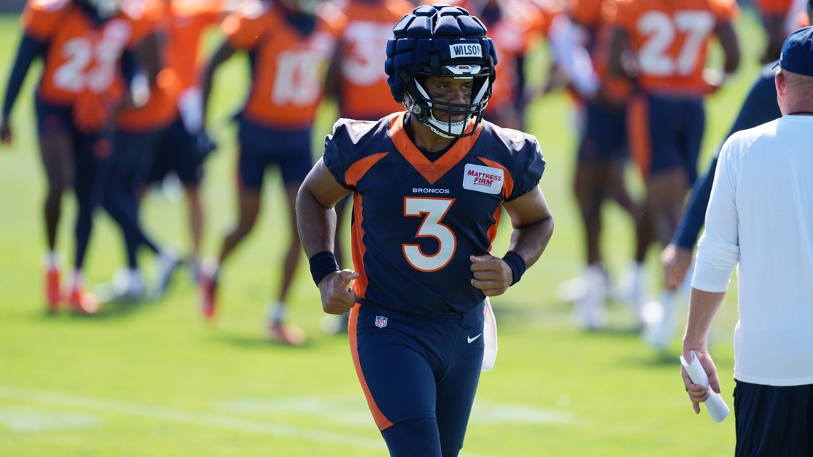 Russell Wilson: Sports shops scramble for new Broncos merch