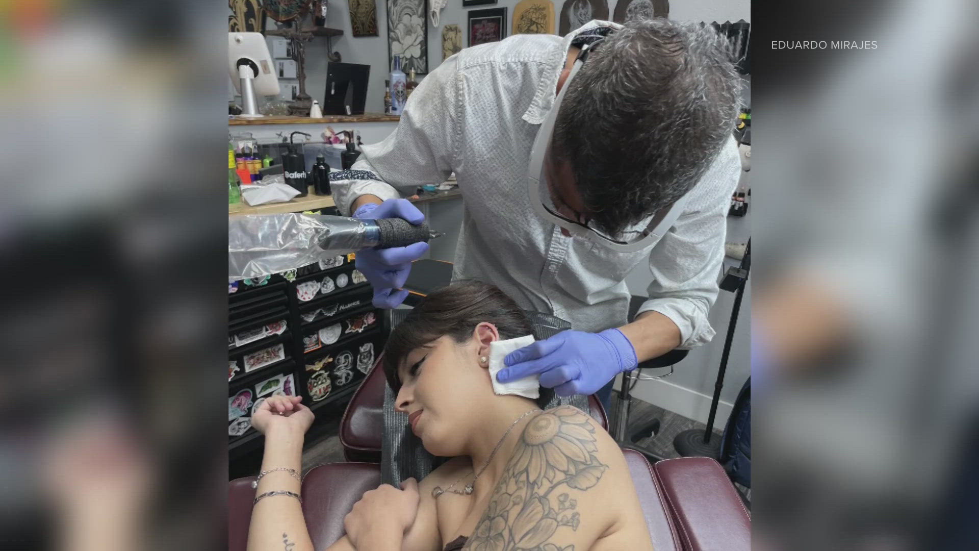 Colorado tattoo shops are teaming up on Saturday to turn the semicolon symbol into permanent body art while raising money to support mental health services. 